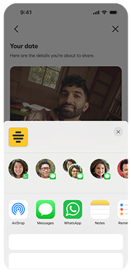 iOS share sheet